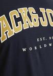 Футболка с принтом PLUS SIZE LOGO Jack & Jones, темно-синий - фото 5