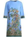 ETRO платье с принтом пейсли, синий - фото