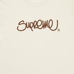 Футболка Supreme Handstyle Tee 'Natural', кремовый - фото 4