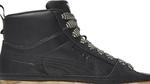 Кроссовки Puma Rhuigi x Suede Mid Distressed Black, черный - фото 2
