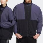 Куртка унисекс темно-синяя Adidas, темно-синий - фото 3