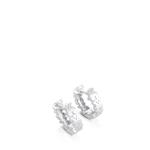 Серьги-кольца Tous Puppies, серебро - фото 4