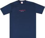 Футболка Supreme Classic Logo Tee 'Navy', синий - фото 2