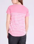 Футболка U.S. Polo Assn Colorblock Ringer Stripe, розовый - фото 3