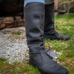 Средневековые ботинки викингов со шнуровкой - фото