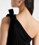 Асимметрильное мини-платье с одним плечом Nina Ricci, Black - фото 6