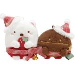 SAN-X SAN X White Bear And Coffee Bean Dolls Plush Doll Medium Size Height - фото 2