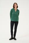 Блузка Kaffe Blouse Sofie, темно-зеленый - фото 2