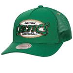 Кепка NBA BOSTON CELTICS TEAM SEAL TRUCKER CAP Mitchell And Ness, цвет Grün/Grün - фото