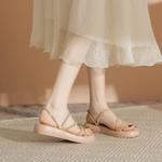 Шлепанцы женские Zhr, серебряный - фото 10