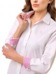 Рубашка из поплина U.S. Polo Assn., белый/розовый - фото 2