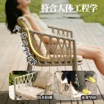 Комплект садовой мебели Baying, 4 стула с подушкой, стол 168x90 см, с одной духовкой для гриля - фото 5