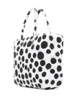 Сумка-тоут в горох 10 CORSO COMO, белый - фото 3