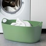 Корзина для белья Ikea Torkis, 35 л, зеленый - фото 4
