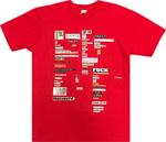 Футболка Supreme Cutouts Tee 'Red', красный - фото 2
