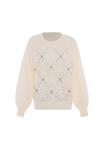Свитер faina Sweater, белый - фото