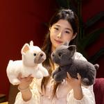 Плюшевая кукла щенка бульдога AOLETU - фото 5