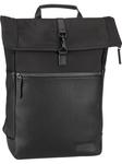 Рюкзак Jost Rolltop Riga Backpack Courier, черный - фото