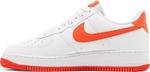 Кроссовки Nike Air Force 1 '07 'White Team Orange', белый - фото 4