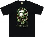 Футболка BAPE ABC Camo By Bathing Ape Tee 'Black/Green', черный - фото