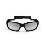 Очки солнцезащитные детские Quechua MHT550 для походов, категория 4, черный/синий - фото 5