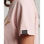 Футболка Superdry Luxe Metallic Logo, розовый - фото 3