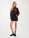 Бордовый свитшот с молнией в четверть Nike Varsity - фото 2