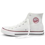 Кеды унисекс высокие белые Warrior - фото