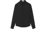 Рубашка женская черная Saint Laurent - фото