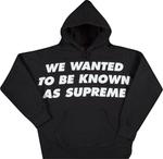 Толстовка Supreme Known As Hooded Sweatshirt 'Black', черный - фото 2