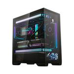 Корпус ThundeRobot Black Warrior, M-ATX, 6.2" screen, Mid Tower, чёрный - фото