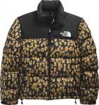 Куртка The North Face Printed 1996 Retro Nuptse Jacket Arrowwood Yellow/Leopard, желтый - фото