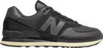 Кроссовки New Balance 574, черный/темно-серый - фото 2