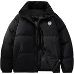 Пуховик Унисекс Doraemon, Черный (Съемная Подкладка Шерпа) - фото