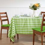 Скатерть Homescapes зеленый, 137/137 см - фото 2
