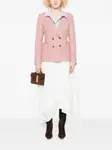 Двубортный блейзер с круглыми карманами Blazé Milano, розовый - фото 2