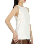 Блузка женская Burberry, белый - фото 4