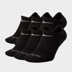 Носки Nike Everyday Plus No-Show 6 Pack, черный - фото