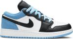 Кроссовки Air Jordan 1 Low SE GS Laser Blue, синий - фото