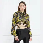 Укороченная блузка Versace, черный - фото 2