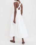 Платье Cleo Fitter Maxi в ярко-белом цвете HUNTER BELL - фото 4