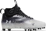 Бутсы Under Armour Spotlight Lux MC 2.0 Black White, черный - фото