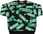 Свитер Supreme Street Signs Sweater 'Black', черный - фото 2