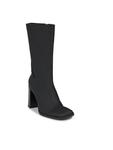 Ботильоны на блочном каблуке Heel Zip Boot Lth Wn Calvin Klein, черный - фото 2