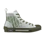 Кроссовки Dior B23 High Dior Oblique - Olive, зеленый - фото