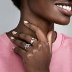 Кольцо Pandora Moments Heart Solitaire, серебро/прозрачный - фото 7