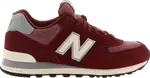 Кроссовки New Balance 574, бордовый/серый - фото 2