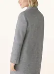 Шерстяное пальто Oui, серый - фото 3