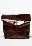 Сумка Massimo Dutti Handbag, Dark Brown - фото 2