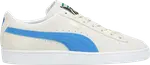 Кроссовки Puma Suede Classic 21 Pristine Ocean Dive, белый - фото
